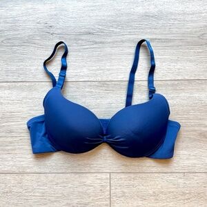 34B Navy Push-Up Bra